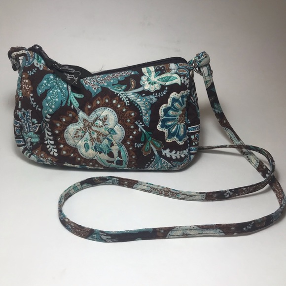 Vera Bradley Crossbody Purse in Java Blue Pattern - Picture 3 of 7